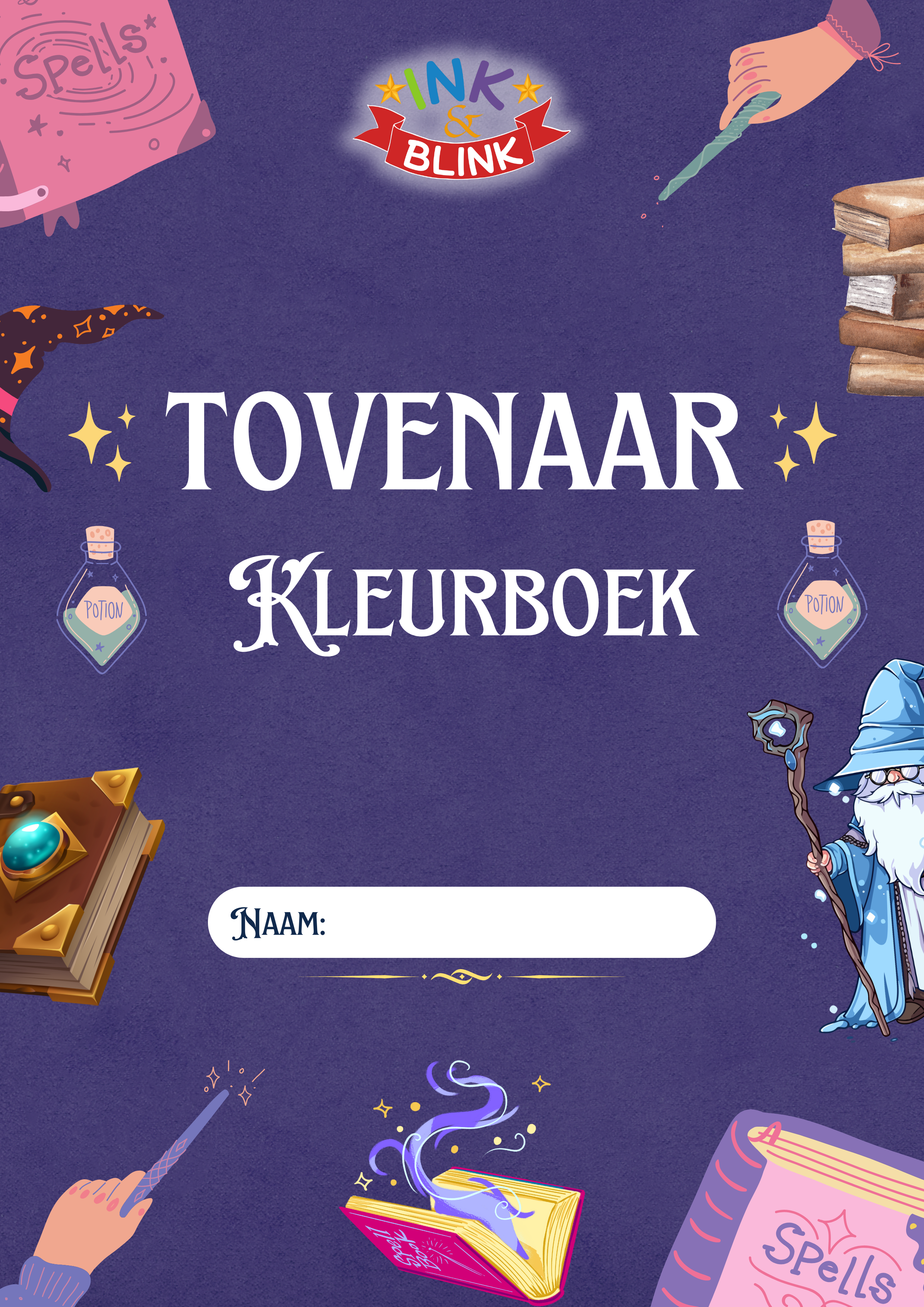 Tovenaar Kleurboek