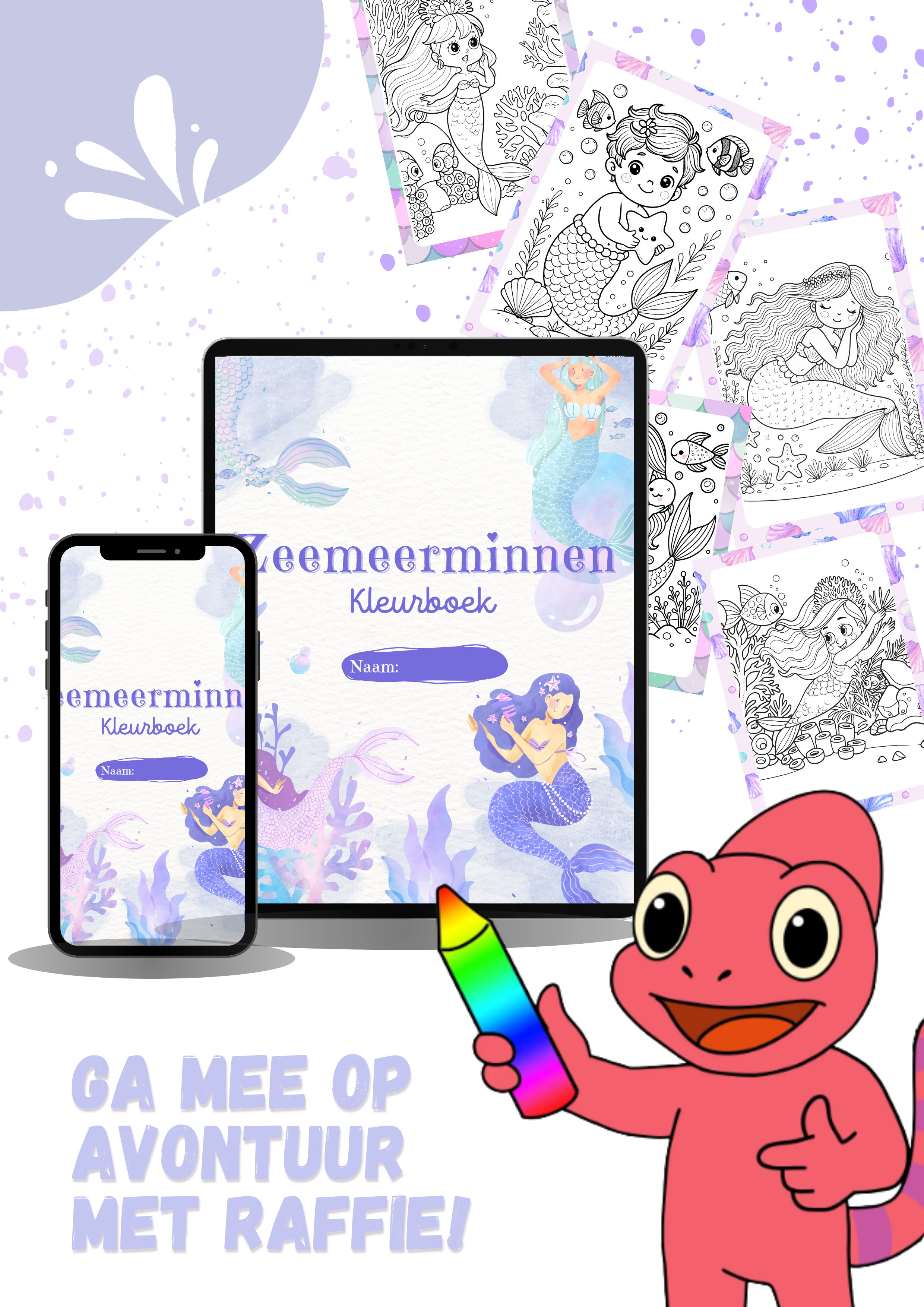 Zeemeerminnen Kleurboek