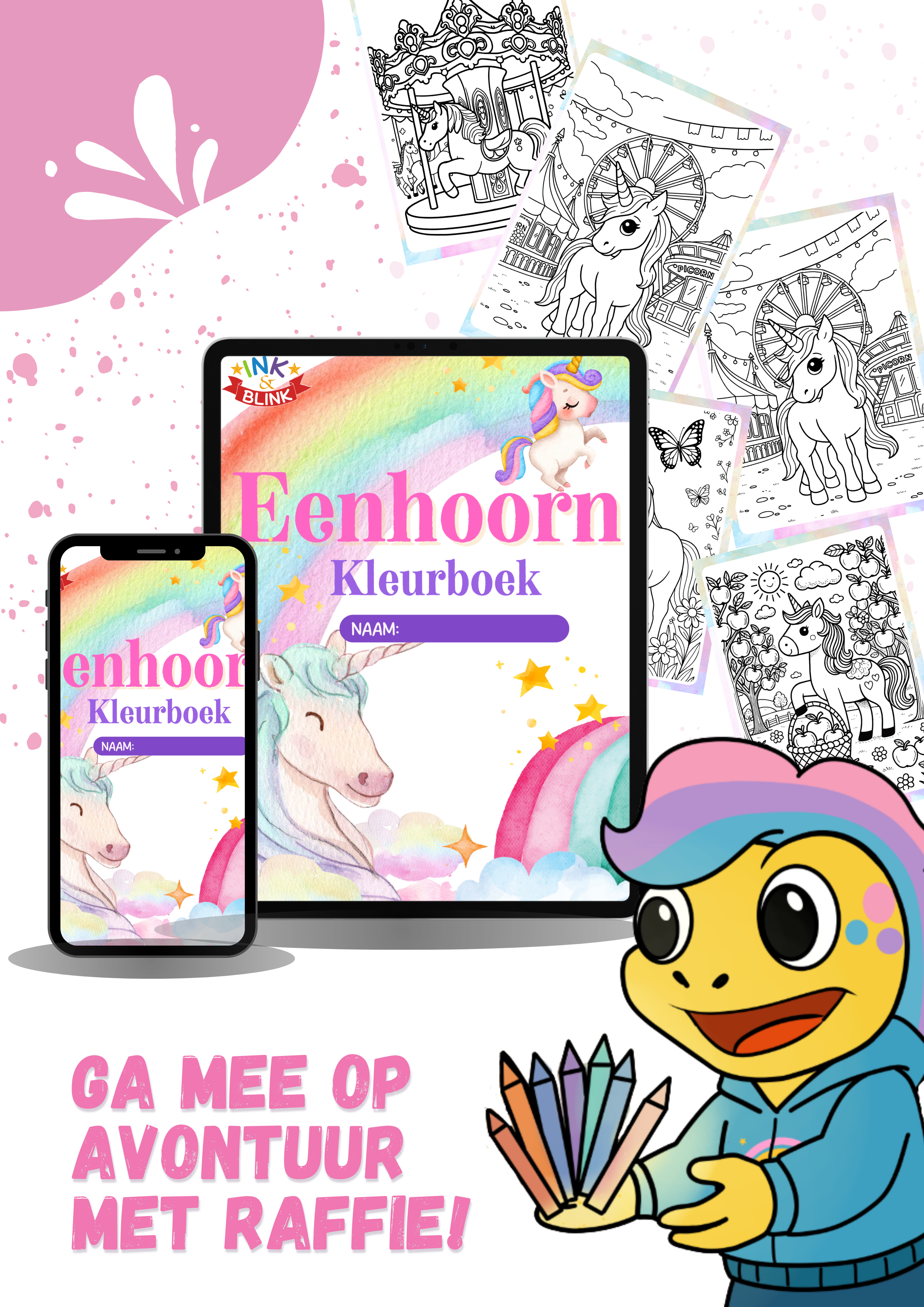 Eenhoorn Kleurboek