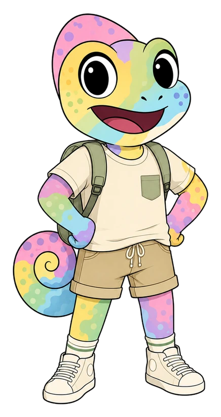 Raffie de kameleon